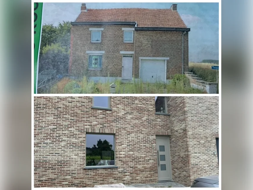 De woning zoals ze erbij stond — renovatiewerken door BKS Solutions